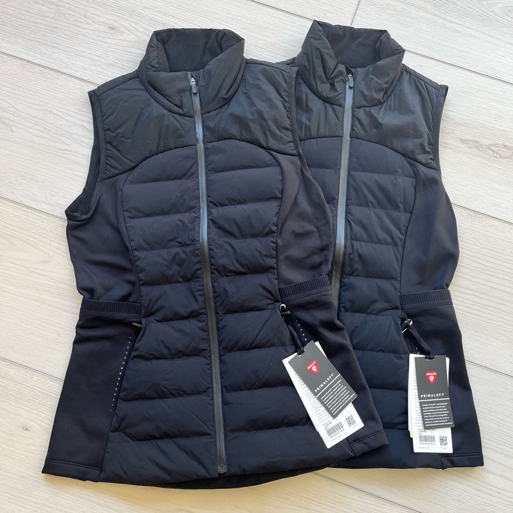 NWT new lululemon down for it all vest, size 4